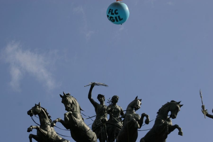 galleria Sciopero nazionale FLC CGIL Palermo 18 marzo 2009