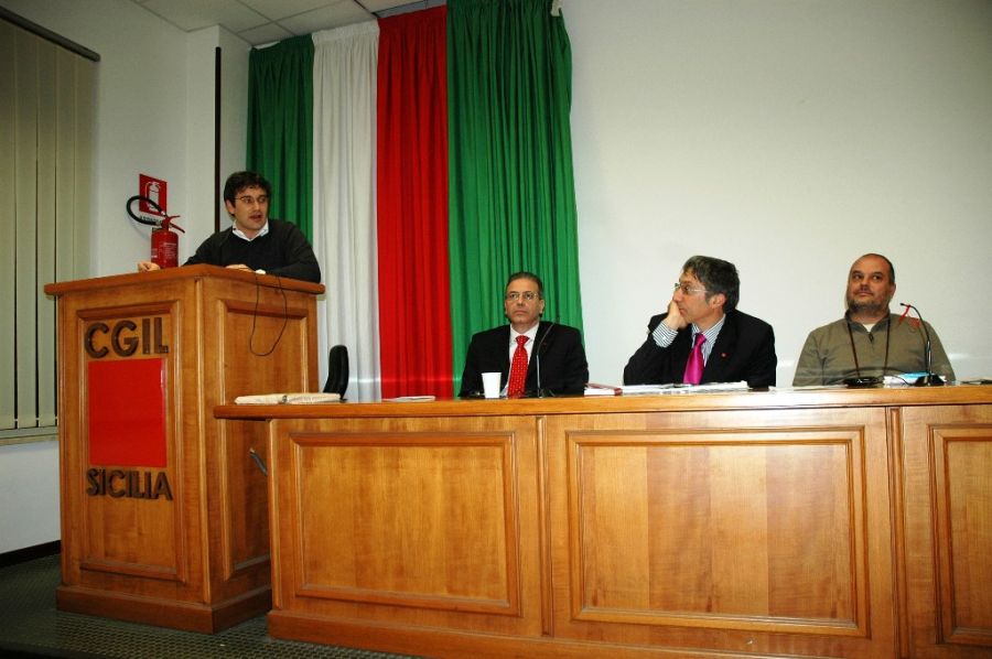 FLC CGIL Sicilia - Elezione di Calogero Guzzetta a segretario generale FLC di Palermo