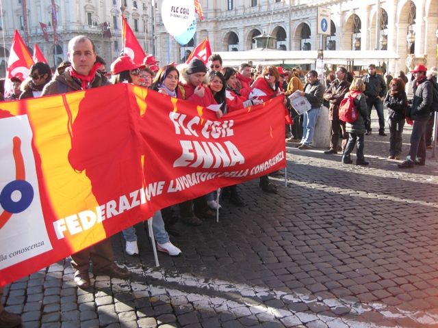 galleria Sciopero Generale Flc Cgil Roma 