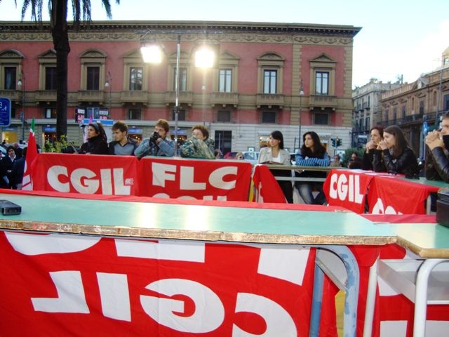 FLC CGIL Sicilia - Manifestazione 'Diritti e Cultura in piazza' a Palermo