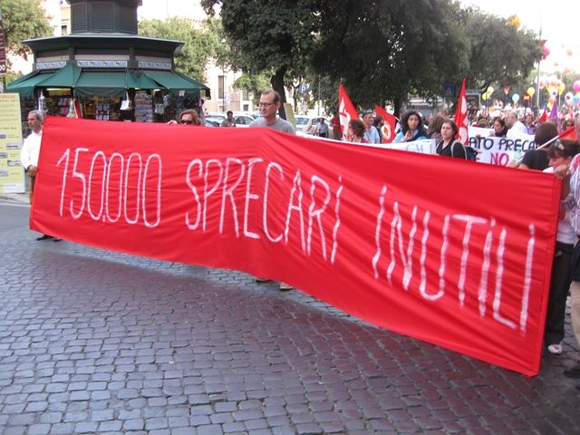 FLC CGIL Sicilia - Manifestazione nazionale 'Diritto di sapere. Diritto di informare' a Roma