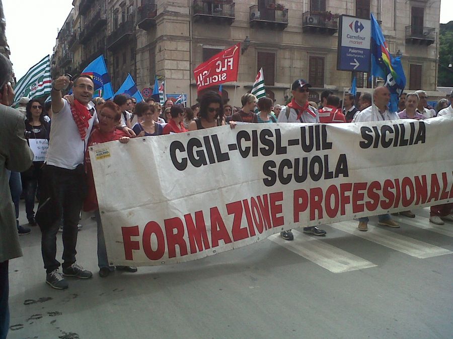 FLC CGIL Sicilia - Corteo formazione professionale 16 maggio 2013