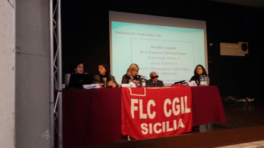FLC CGIL Sicilia - Palermo : seminario di formazione regionale "delega della L.107/2015 - inclusione scolastica degli alunni con disabilità "