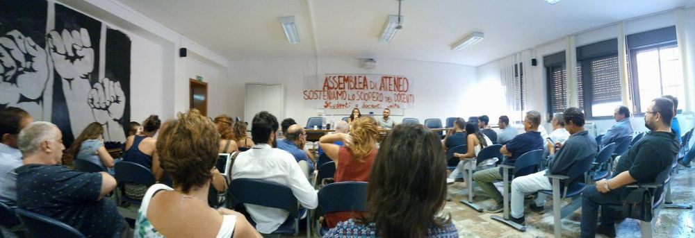 Assemblea regionale dei precari dell’università, giovedì 15 a Palermo