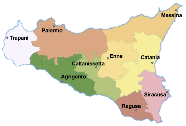 mappa flc province sicilia